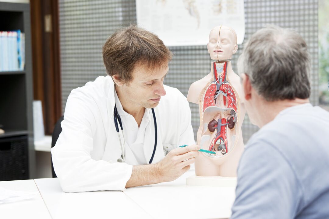 konzultácia s lekárom pri prostatitíde